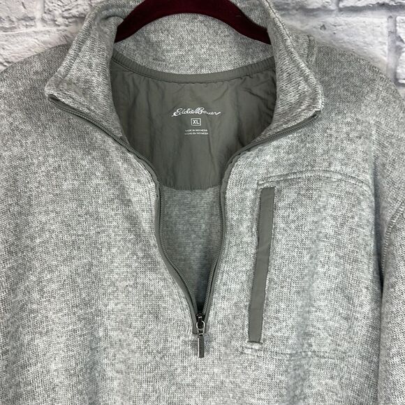 Eddie Bauer Men’s Gray Pullover Size XL - Picture 3 of 7